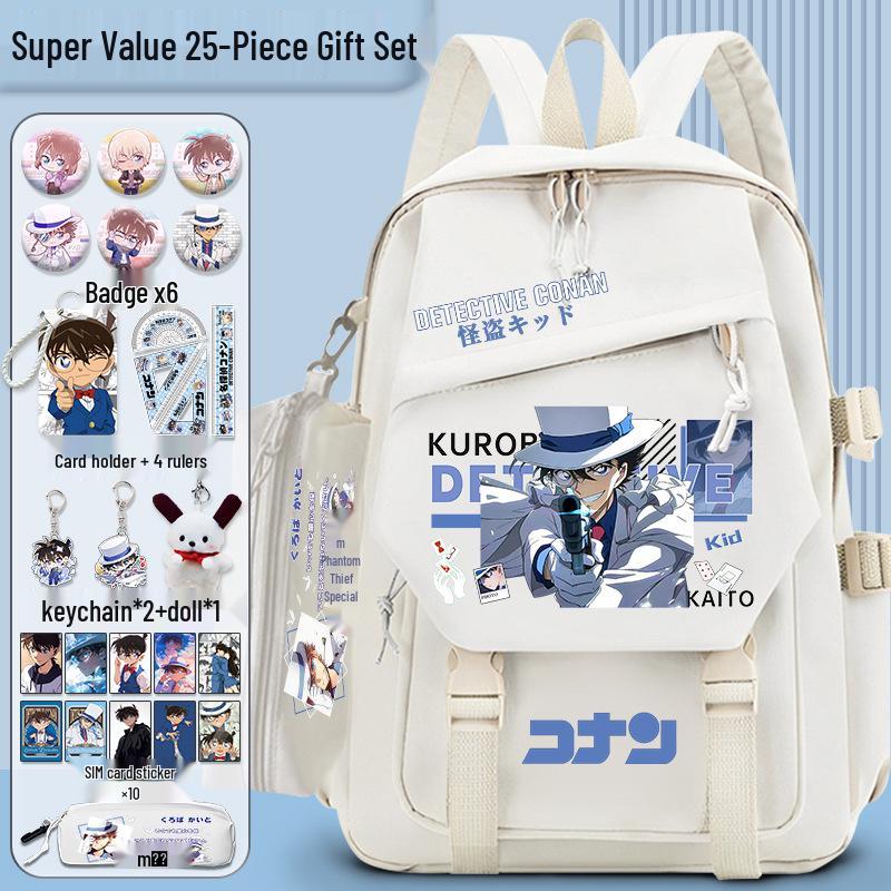 Detective Conan x Kaito Kid Large Capacity Backpack for Students