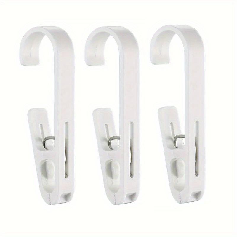 

Large Laundry Hook, Clothes Towel Pins Clips, Multipurpose Clothes Clip Hook, Plastic Strong Clothes Hanger, S-shape Hook