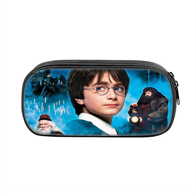 Harry Potter School Stationery Bag With Nylon Material For Students And Gift Use