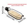 Removable Shower Shampoo Holder Rust-Proof Dishcloth Drain Basket Sink Drain Organizer  Bathroom