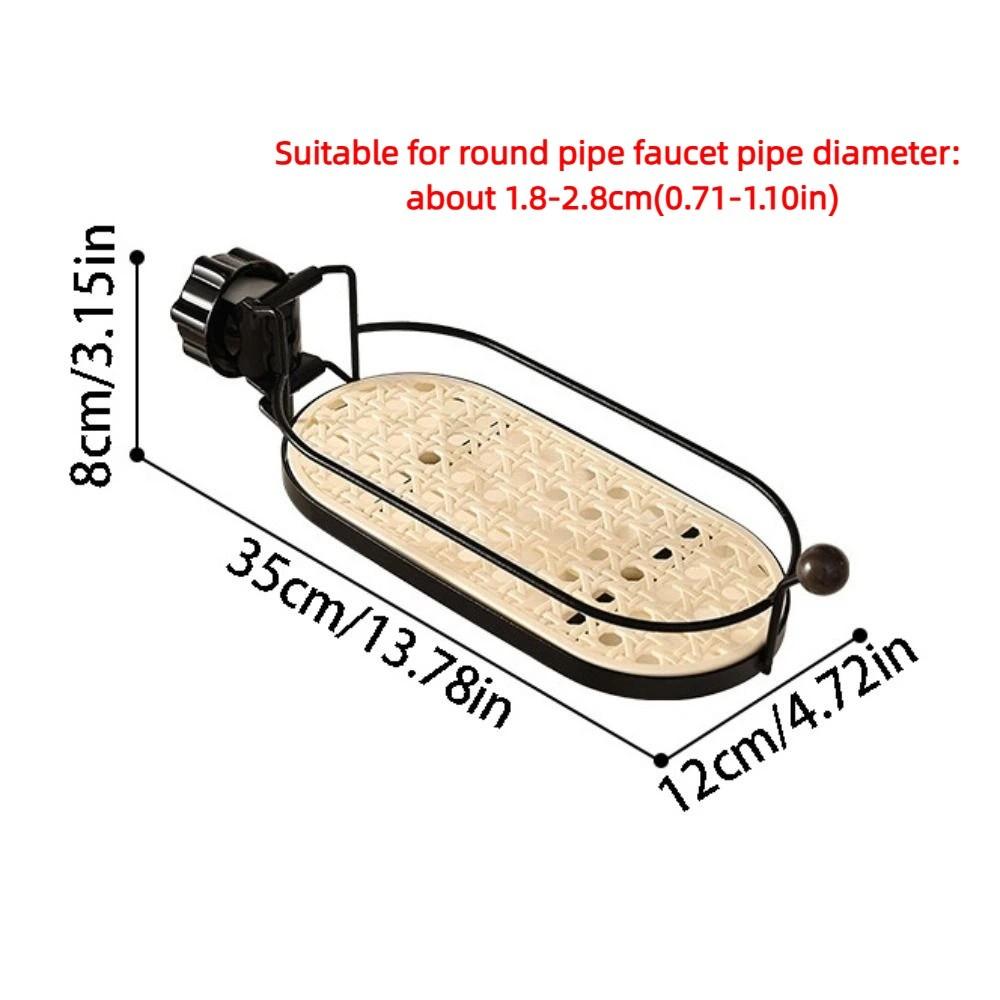 Removable Shower Shampoo Holder Rust-Proof Dishcloth Drain Basket Sink Drain Organizer Bathroom