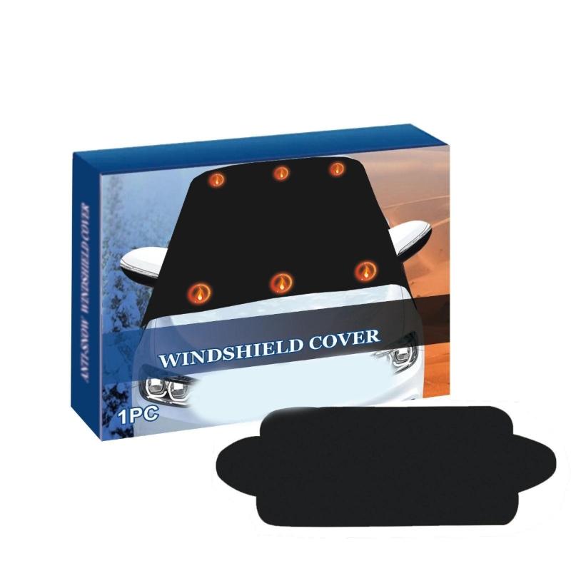 Windshield Snow Cover, Windshield Cover for Ice and Snow Windproof Sunshade Cover for Car SUV,61x28inch