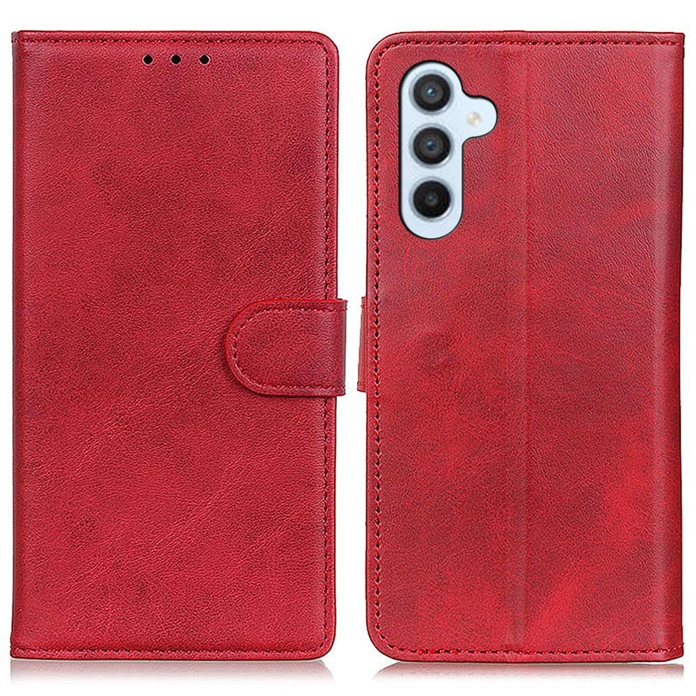 For Samsung Galaxy A36 5G Stand Wallet Case Cowhide Texture Leather Phone Cover