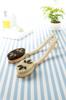 Marna B573 Natural-Bristle Body Brush with Curved Hinoki Handle