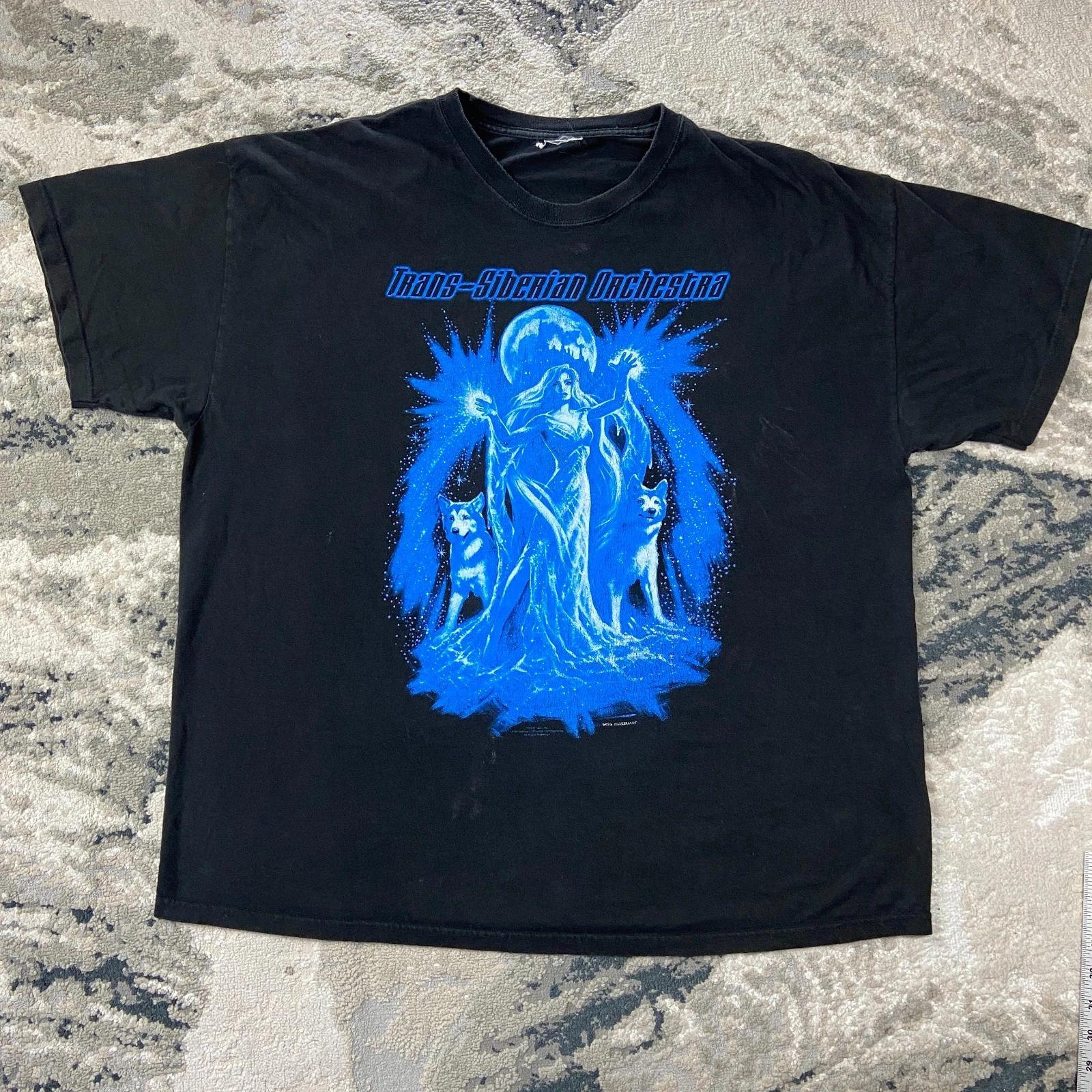 Vintage Trans Siberian Orchestra Band XXL T Shirt Black Winter Tour 2006 Music M