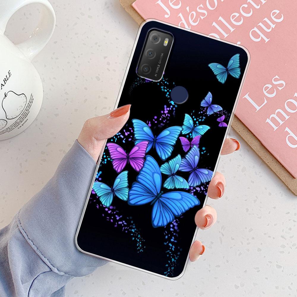 For TCL 20E Case For TCL 20Y Shell Shockproof Cover Clear Protect Soft Silicone Fashion Phone Cases For TCL 20Y 20E Coque Funda