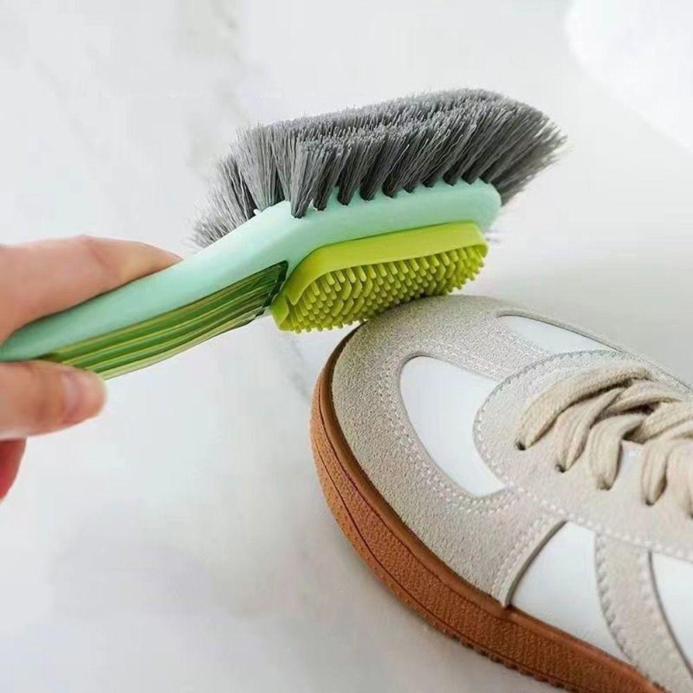Long Handle Cleaning Brush Light Luxury Circular Washing Clothes Brush  Kitchens
