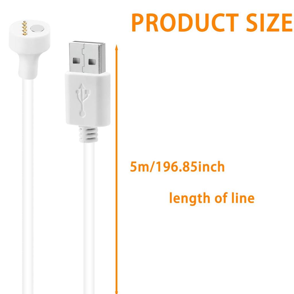 Power Adapter for Nest Camera Outdoor Indoor Outdoor Charging Cable Provide Continuous Power Supply Camera Accessories