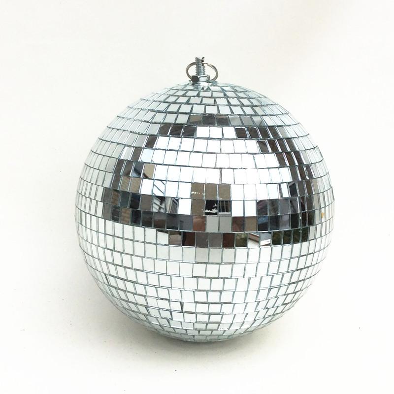 Disco Mirror Ball Party Lesklá koule Vánoční dekorace Jeviště Světlo Rotující skleněná koule Retro Reflexní KTV DJ Light Domácí Dekor