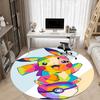 1pc Pikachu Office Round Area Rug, Under Office Chairs Bedroom Living Room Home Decor  a1022278