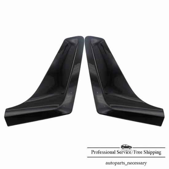2PCS For 16-19 BMW G12 7-Series Glossy Black Fender Side Air Duct Molding Trims
