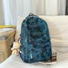 Schoolbag street feeling trendy cool niche camouflage backpack junior and high school students class holiday play to reduce the burden leisure bag