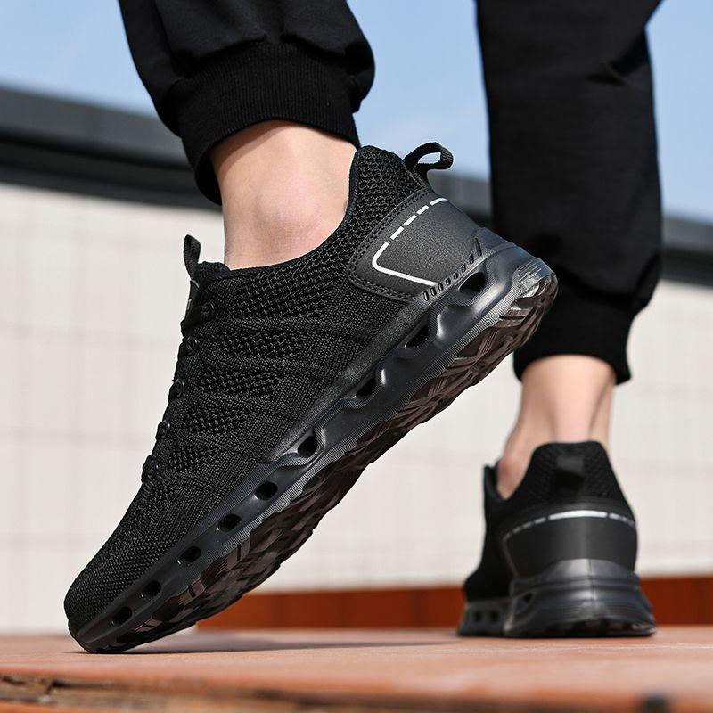 Thick Platform Cushioned Insole Breathable Mesh Upper Man Casual Sneaker Light Basketball Trends 2025 Gym Sports Shoes for Men