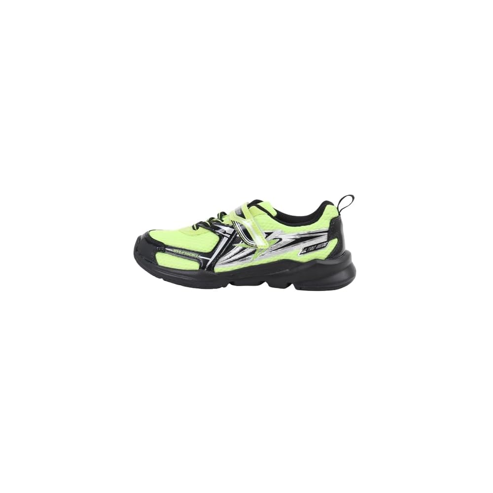 Shunso Sneakers for Boys, Wide Fit, Lightweight, Sizes 16-25cm (3E), SJC 1550 Green, Sizes 170cm