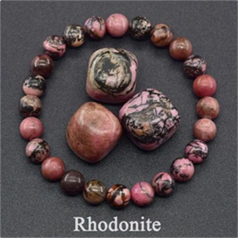 Amethyst Sunstone Lapis Lazuli Tiger Eye Handmade Agate Crystal Green Dongling Bracelet