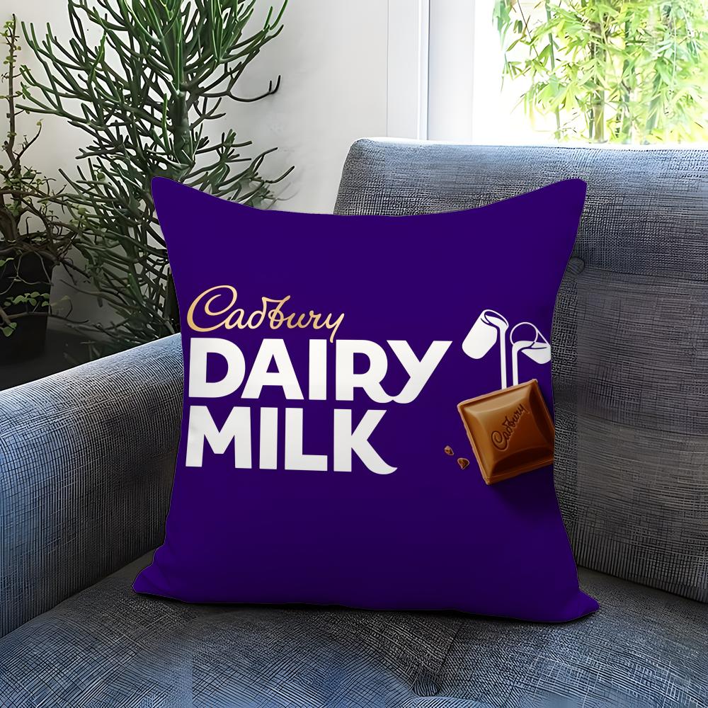 Hot C-CCadbury Cushion Cover Comfortable Reversible Pillow Cover Ideal for Car Sofa Bedroom & Beyond