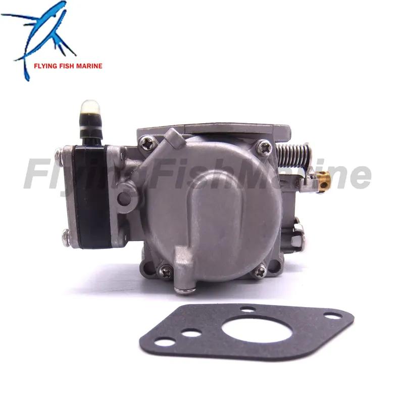 Outboard Engin 3303-812647T1 3303-812648T Carburetor Assy and 16327 27-16327 Gaskets for Mercury Marine 2-stroke 4HP 5HP Boat En