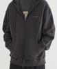 COVERNAT Small Authentic Zip-Up Hoodie Charcoal