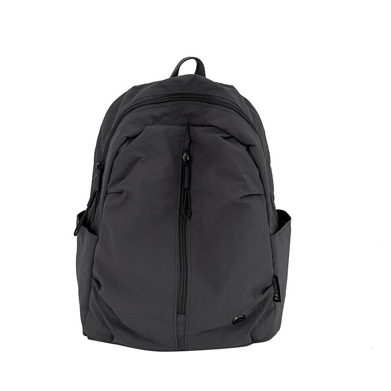 Schoolbag Korean version of fashionable women lightweight simple lazy style backpack canvas versatile small backpack travel travel small schoolbag