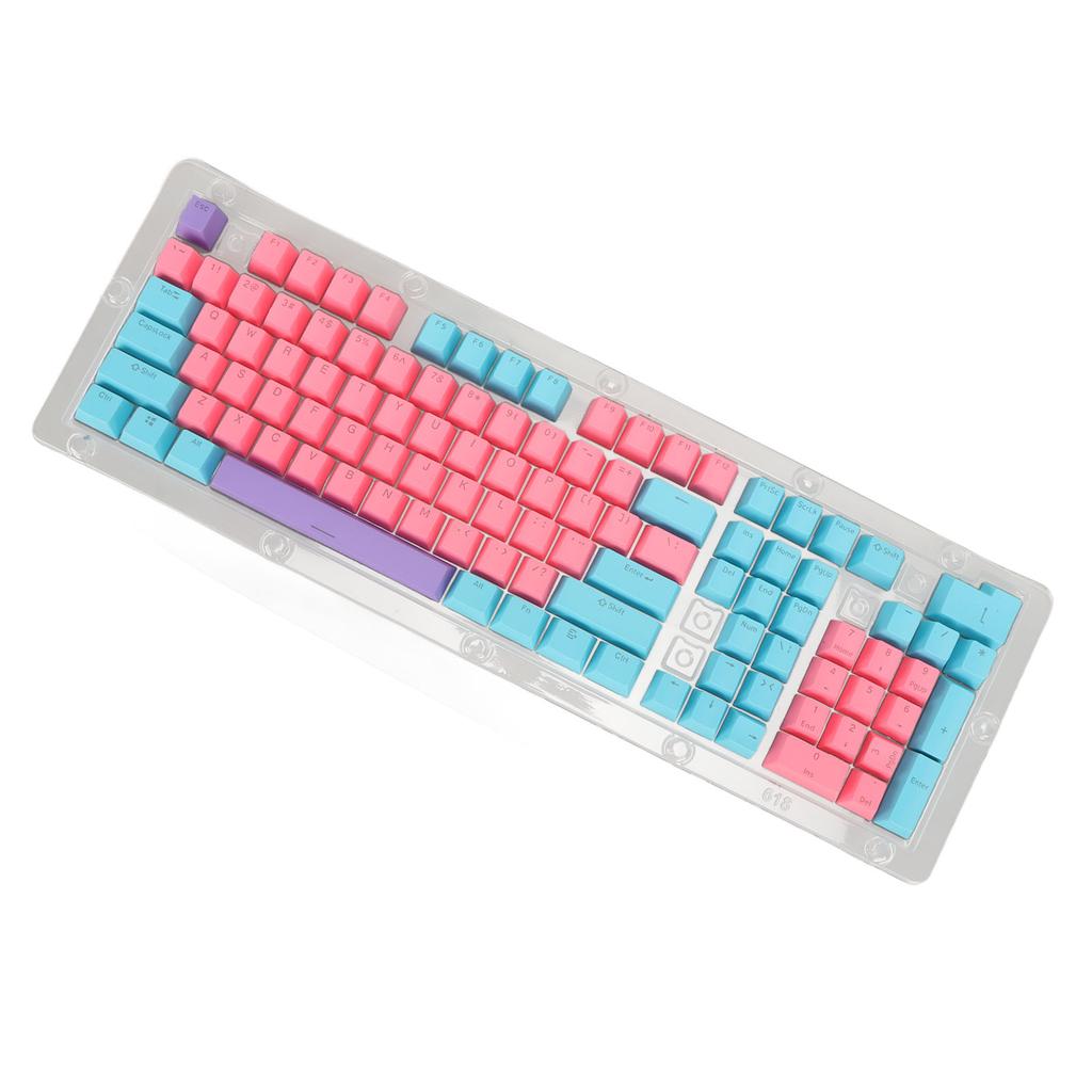 PBT Keyboard Keycaps 2 Color Injection Molding Light OEM Height Combination Keycaps for Mechanical Keyboard