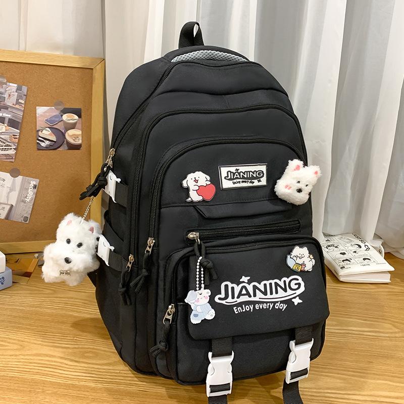 School bag Children's elementary school students Girls Junior high school students High school students Two-piece set Backpack