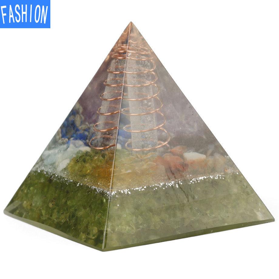 Leimharz Kristall Kies Stein Spirale Pyramide Pendel Europäisches und amerikanisches Ornament Eugen Turm Ornament