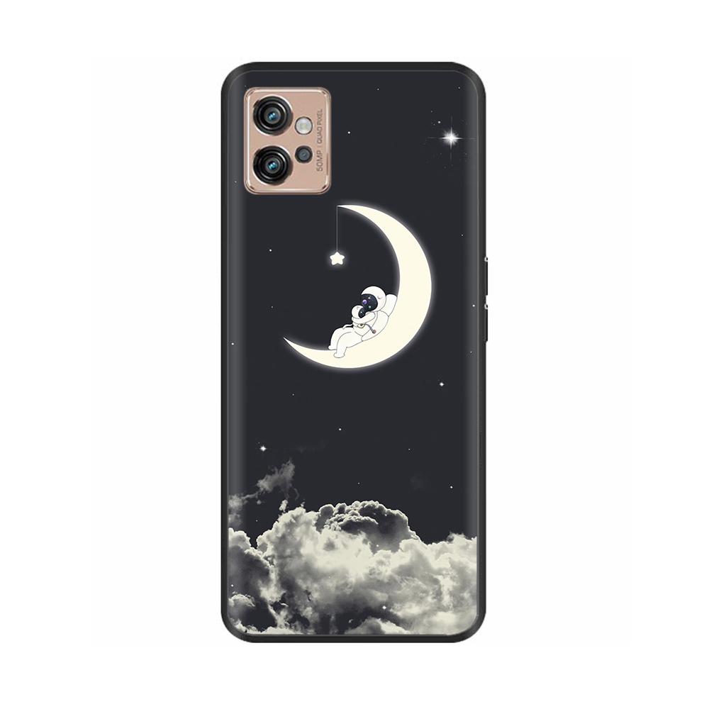 For Motorola Moto G32 Phone Case Heart-Butterfly Funda For Motorola Moto G32 MotoG32 Cover Protection Liquid Silicone Bumper