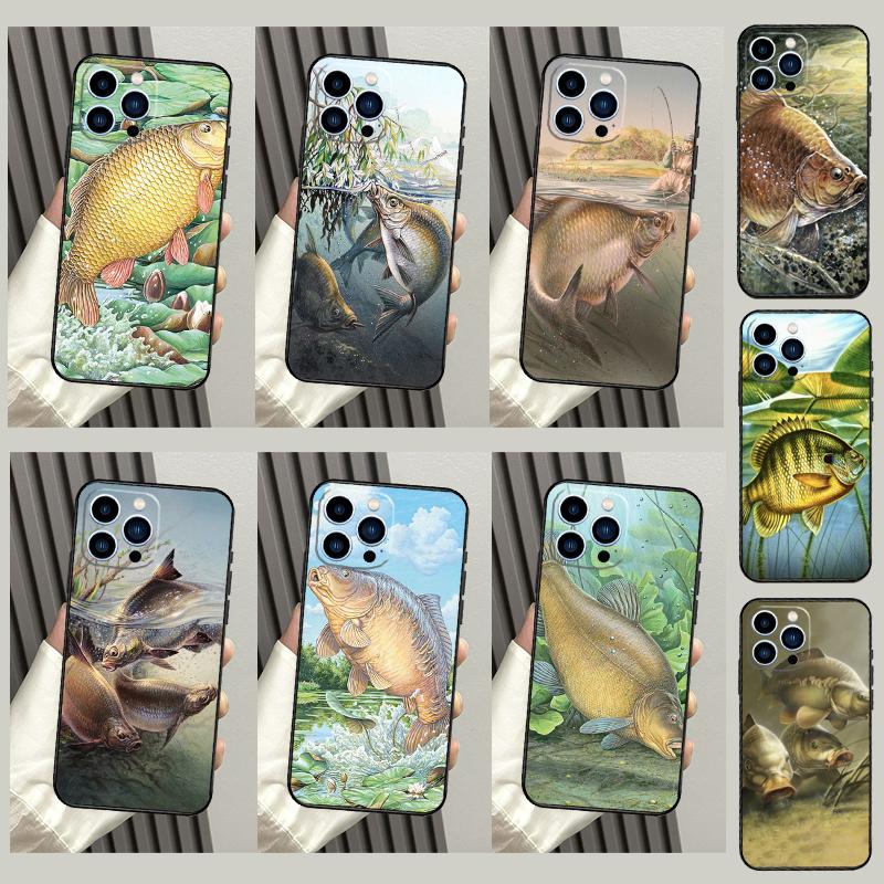 Carps Fish Fishing Case For OPPO Reno 14 12 11 13 F 10 Pro 14F 12F 11F 8 7 Lite OPPO Find X9 X8 X6 X5 Pro Cover