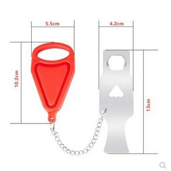 

Портативний засув для дверей та протиугінний запобіжний замок