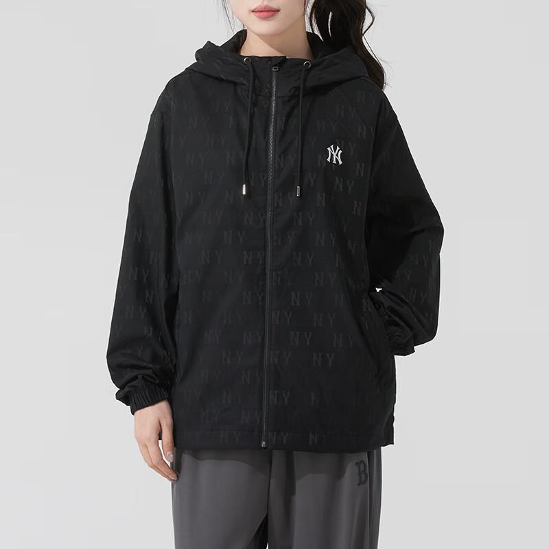 MLB Unisex Woven Hooded Jacket 3AWJM0453-50BKS