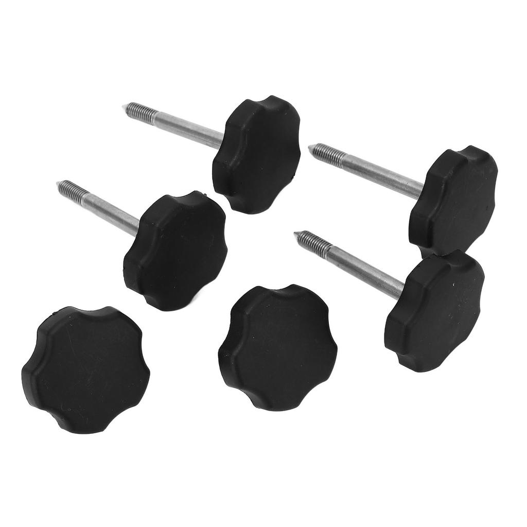 6PCs Soft Top Window Frame Knobs Pins 55397132AB Replacement for Jeep Wrangler Jk 2007‑2018