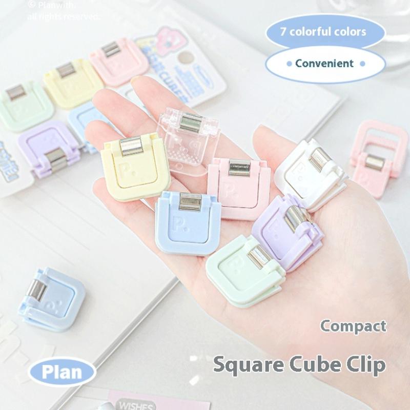 4/6Pcs Mini Multifunctional Clip Sealing Clips Can Stand Upright Storage Clip Binding Clip File Clip Binding Paper Handbook Clip