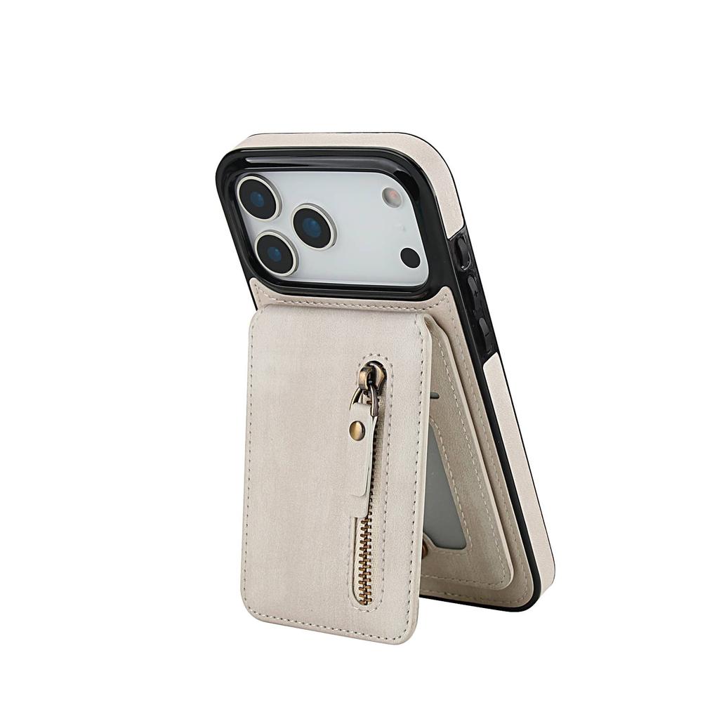 Magnetic 2-in-1 Detachable Wallet Case for iPhone 17 Pro Max/Air/17 Pro, Flip Kickstand Cover with Card Holder for Women Men