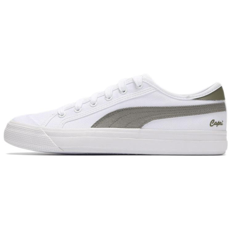 PUMA Capri White Burnt Olive Men s 369246-14 EU 35.5