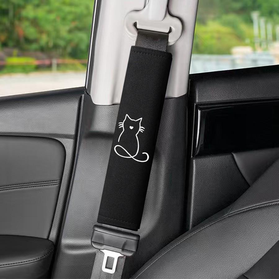 Ice Silk Car Seat Belt Shoulder Pad - Extended, Anti-Strangle, Soft, Ideal for Long-Distance Comfort