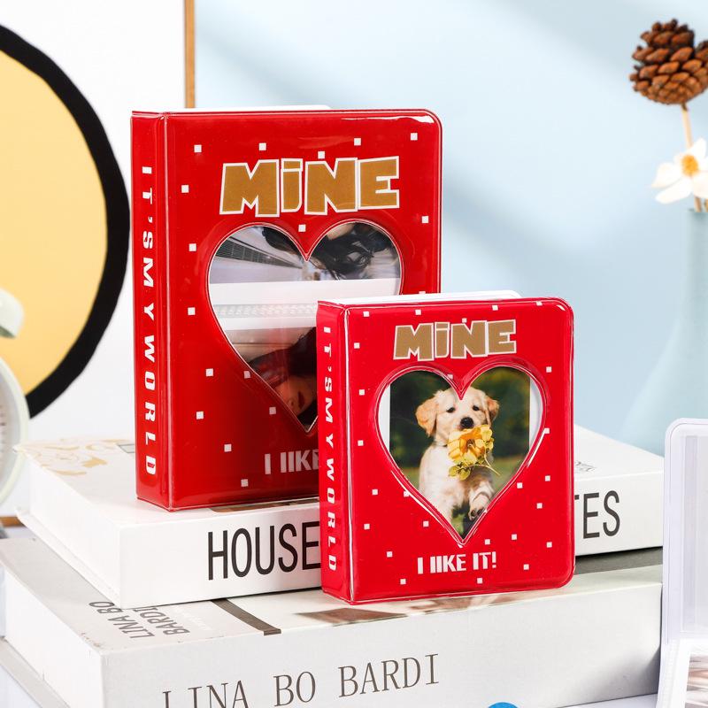 

3-Inch Polaroid Chasing Star Card Album: Compact Storage for Photos & Business Cards 64 Cards