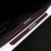 4pcs Rubber Car Door Sill Scuff Covers For Nissan Qashqai J10 J11 J12 Anti-scratch Auto Door Panel Guards Protector Trims Strips