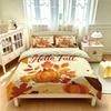 3 Stück/Set 90g Polyester Herbst-Thema Dekorative Kissenbezüge Weich Bequem Wohnkultur mit Kürbis- Und Ahornblatt-Mustern