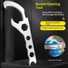 Multifunctional Metal Bucket Opener With Labor Saving Design And Hex Wrench Holes For Home Paint Can Use