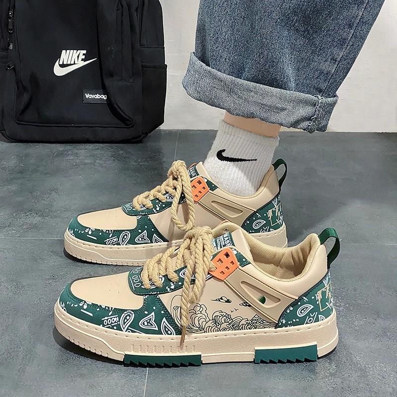 Autumn breathable new board shoes soft sole sports casual little white tide shoes