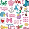 Ocean Shell Embroidery Cloth Sticker Lobster Crab Patch Sticker Letter Love Computer Embroidery Label Bag Decoration Chapter Boy