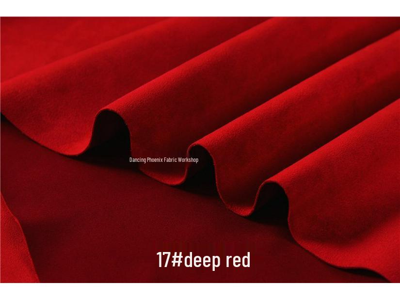 Luxury Snowflake Velvet Suede Air Layer Fabric - Thick, Stretchy, Soft, Delicate Knit