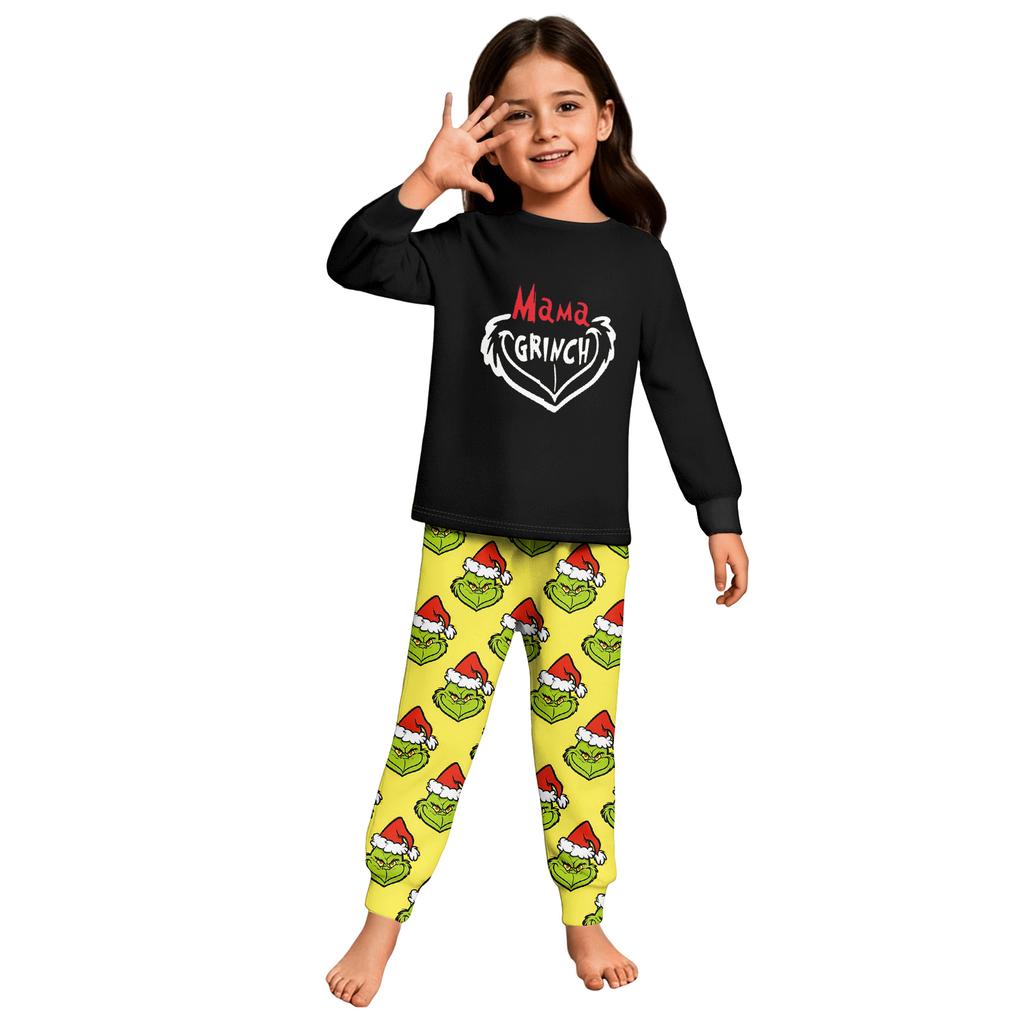 Children's  Boys And Girls Thin Two-piece  Long-sleeved Pants Two-piece
