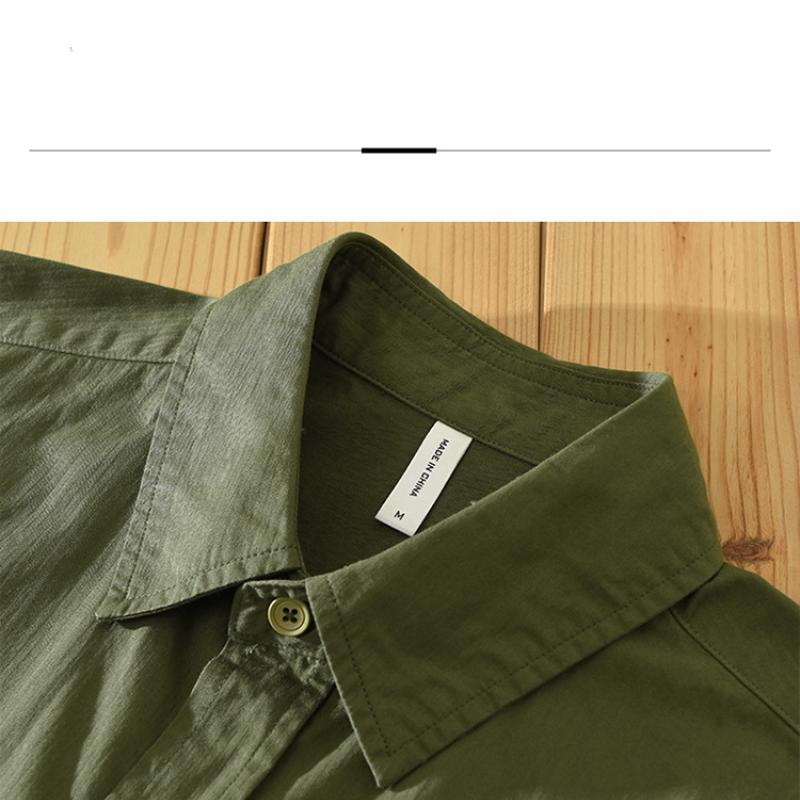 Рубашки с коротким рукавом в уличном стиле для мужчин — фото 7