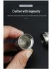 Stainless Steel Waterproof Pill Bottle Keychain - Portable Multi-Compartment EDC Storage.