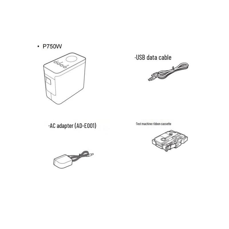 Brother PT-P750W Label Printer CN plug (adapter included)