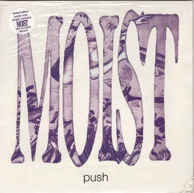 7-Zoll Schallplatte MOIST - Push 8823237 Chrysalis 1995 UK Rock Gebraucht