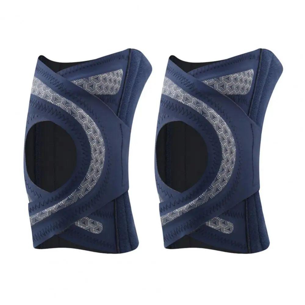 Dünnes Design Kniebandage Kreuzgurt Fixiertes Patella-Sleeve Für Männer Frauen