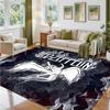 Led Zeppelin Design Crystal Velvet Rug Soft Decorative Mat for Bedroom Entrance
