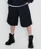 Kodeumopeu Crease Bermuda Elastic Pants Black